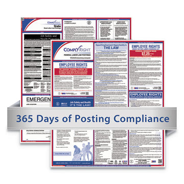 ComplyRight® Labor Law Poster Service, "state Labor Law", 4w X 7h freeshipping - TVN Wholesale